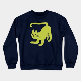 Big Yellow Cat (No Background) Crewneck Sweatshirt